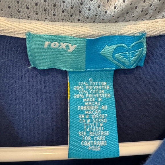 Y2K Roxy Zip-Up Track Jacket - Picture 3 of 4